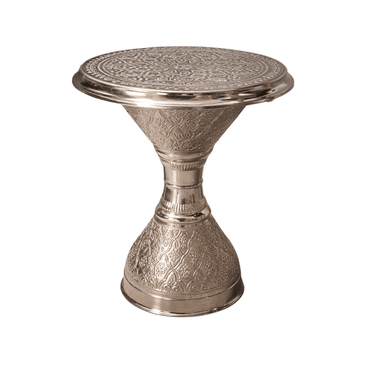 Riad Side Table - Handcrafted Moroccan Copper by Cuivra