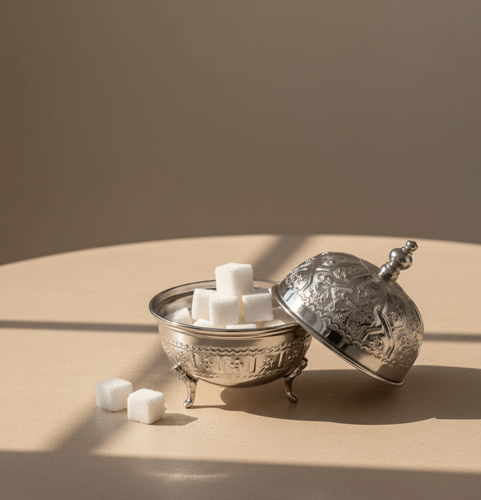 Sugar Bowl - Handcrafted Moroccan Copper by Cuivra