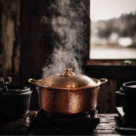 Kanz Moroccan copper cooking pot
