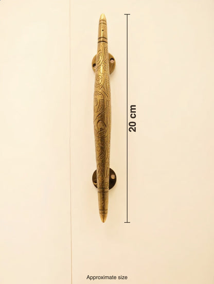 Brass cabinet handle size: about 20 cm long