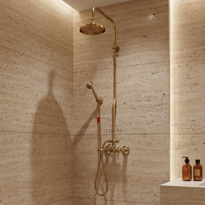 Oasis Royal Pure Copper Rain Shower Column | Luxury Shower System