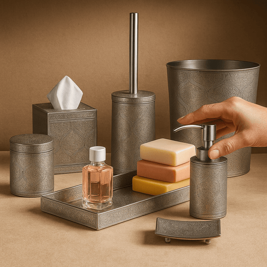 Bath Set - Handcrafted Moroccan Copper by Cuivra