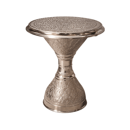 Riad Side Table - Handcrafted Moroccan Copper by Cuivra