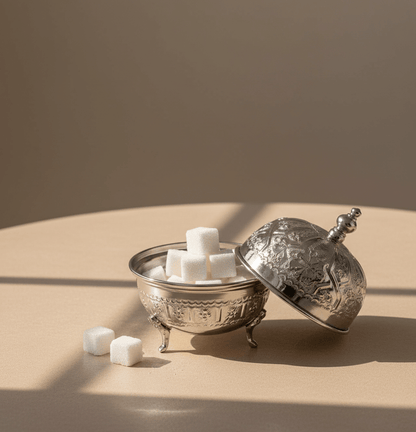 Sugar Bowl - Handcrafted Moroccan Copper by Cuivra