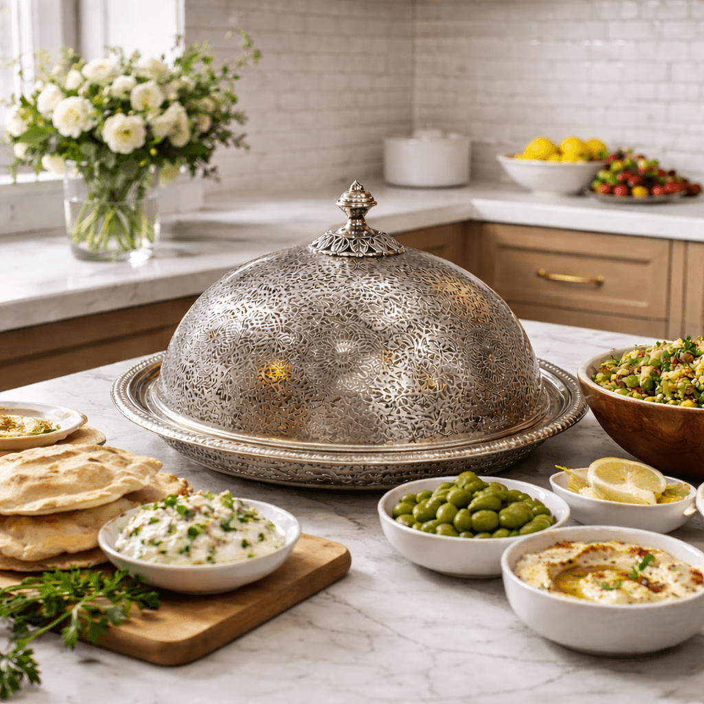 Sultan’s Table Dome - Handcrafted Moroccan Copper by Cuivra