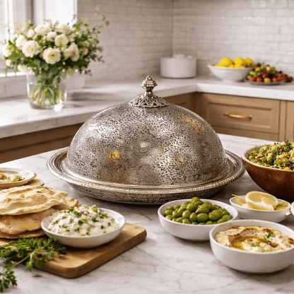 Sultan’s Table Dome - Handcrafted Moroccan Copper by Cuivra