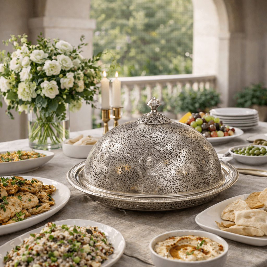 Sultan’s Table Dome - Handcrafted Moroccan Copper by Cuivra