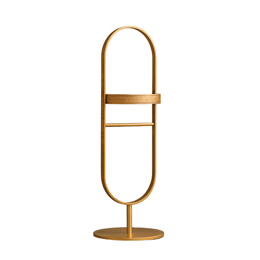 Towel Stand - Handcrafted Moroccan Copper by Cuivra