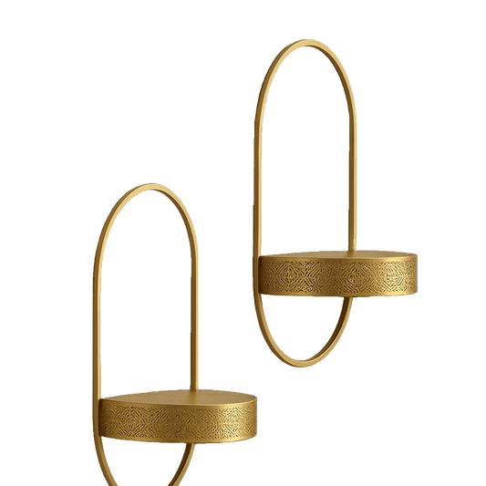 Wall Shelves - Handcrafted Moroccan Copper by Cuivra